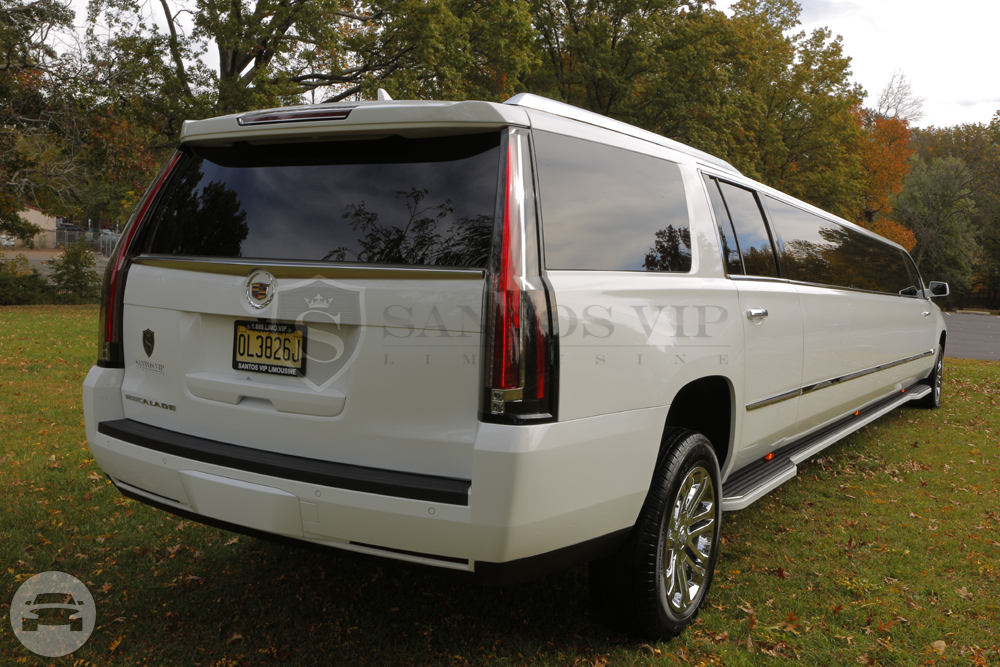 Cadillac Escalade ESV Mega Stretch Limo
Limo /
Jersey City, NJ

 / Hourly (Other services) $150.00
