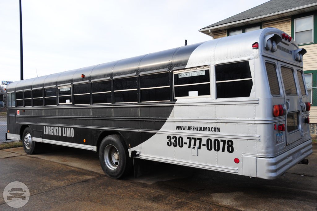 30 passenger Blue Bird
Party Limo Bus /
Canton, OH

 / Hourly $500.00

