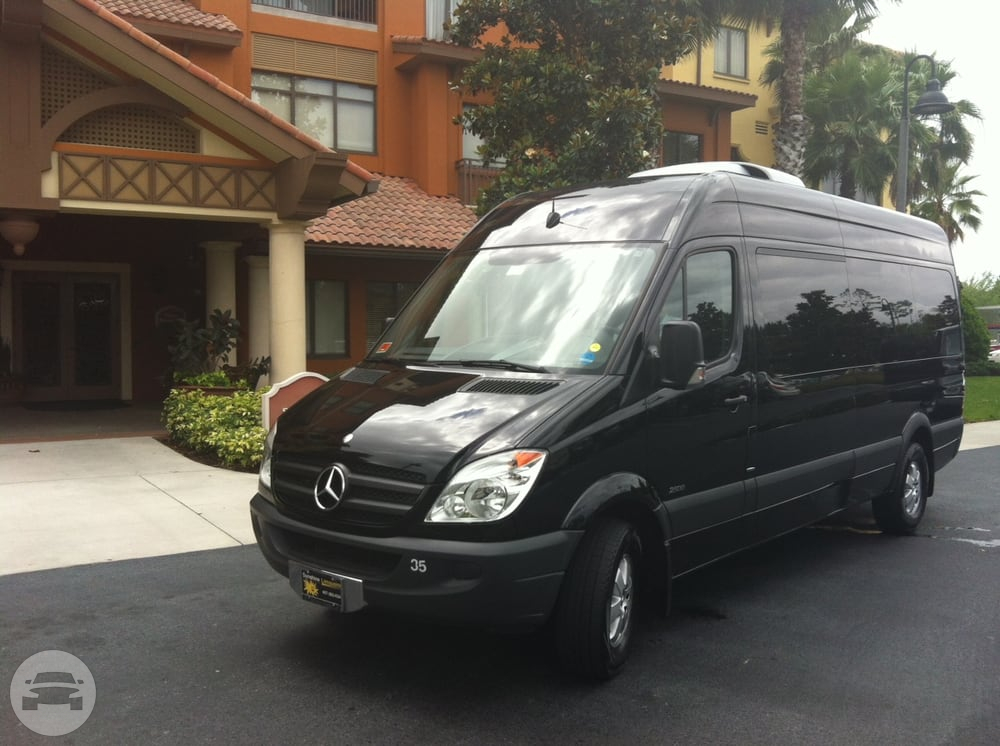Mercedes Sprinter Van
Van /
Orlando, FL

 / Airport Transfer $180.00
