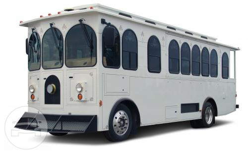 28 Passenger White Wedding Trolley
Party Limo Bus /
Oak Forest, IL

 / Hourly $0.00

