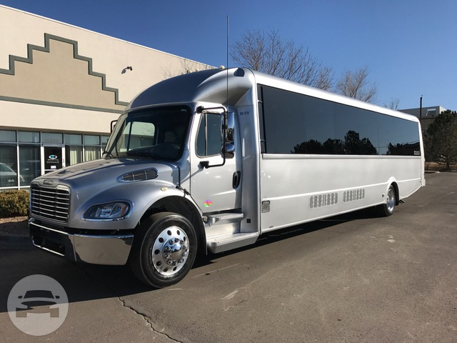 38 passenger Limo Bus Silver
Party Limo Bus /
Denver, CO

 / Hourly $0.00
