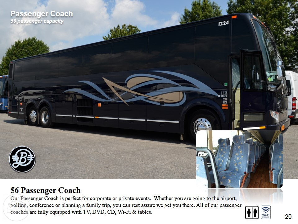 56 Passenger Coach
Coach Bus /
New York, NY

 / Hourly $0.00
