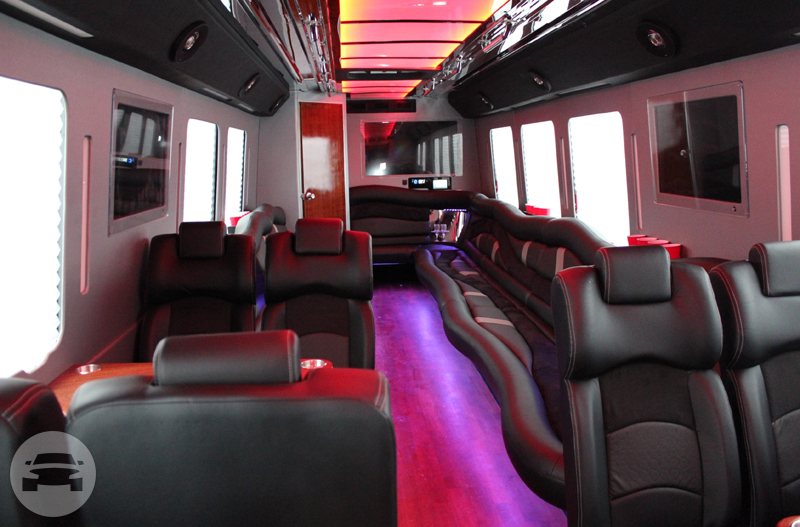 #62 Black 2013 Freightliner Executive Limousine Bus *NEW*
Party Limo Bus /
Cincinnati, OH

 / Hourly $175.00
