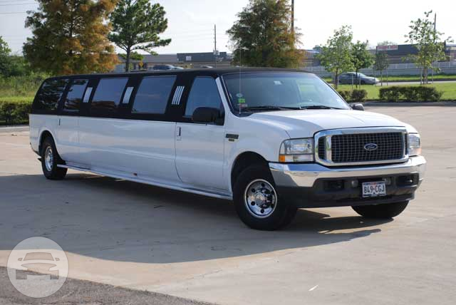 14 to 16 Passengers White Ford Excursion Limousine
Limo /
Fresno, TX

 / Hourly $0.00
