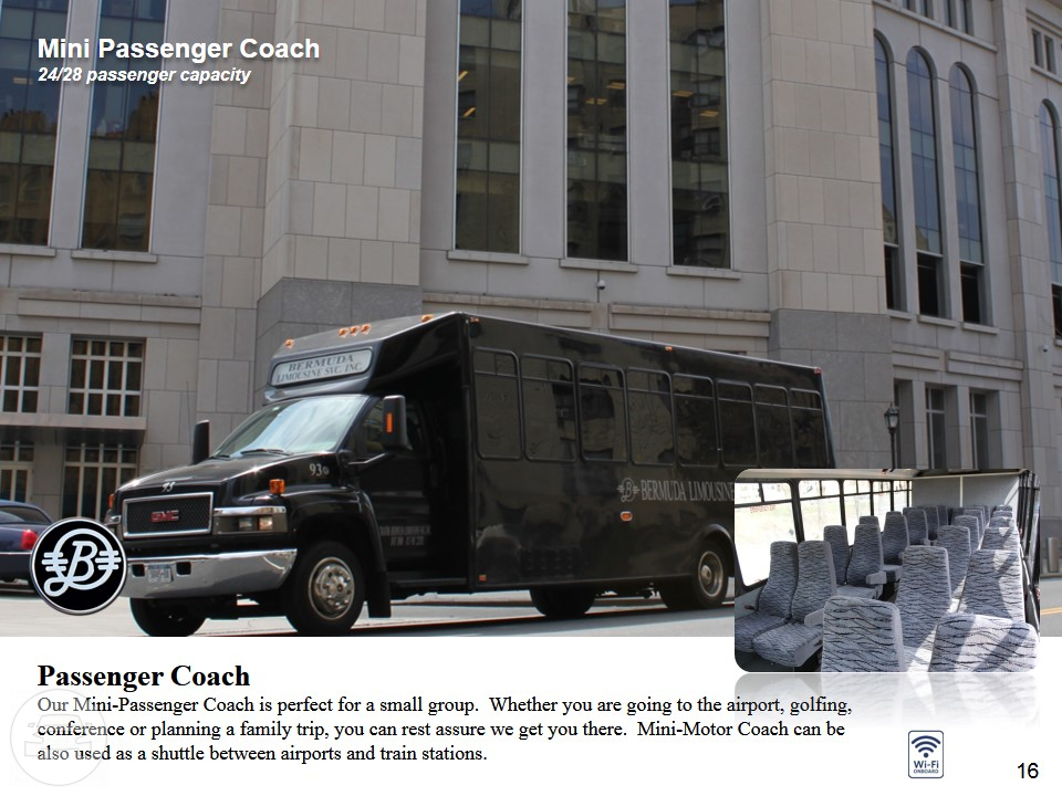 Mini Passenger Coach
Coach Bus /
New York, NY

 / Hourly $0.00
