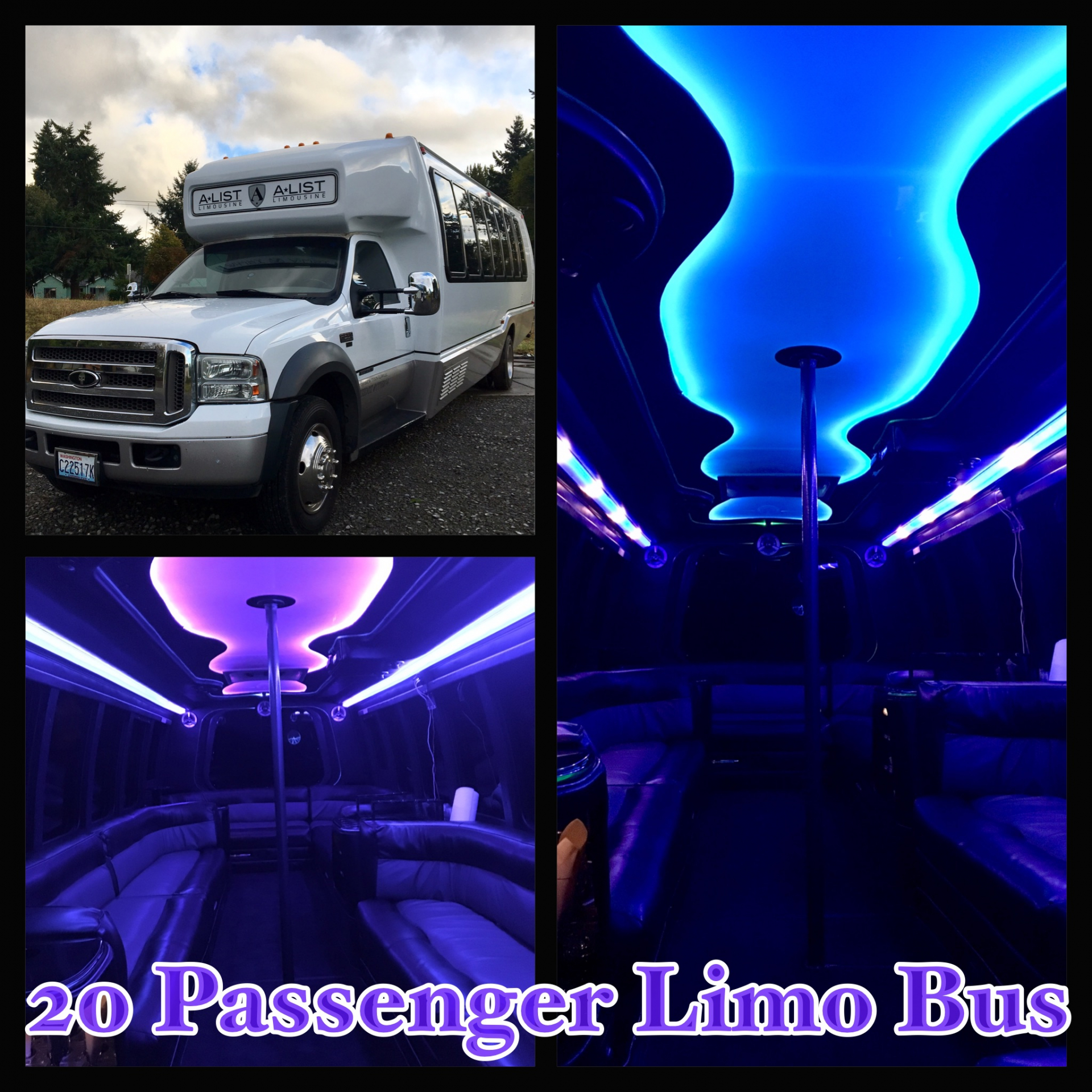 Limo bus
Party Limo Bus /
Portland, OR

 / Hourly (Other services) $200.00
 / Hourly $200.00
