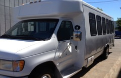 WHITE 22-PASSENGER SHUTTLE BUS
Coach Bus /
Kenwood, CA

 / Hourly $0.00
