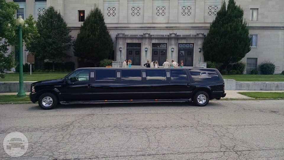 12 seater Ford Excursion 
Limo /
Dayton, OH

 / Hourly $167.00
