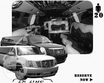 CADILLAC ESCALADE STRETCH SUV LIMOUSINE (black or white)
Limo /
Seattle, WA

 / Hourly $0.00
