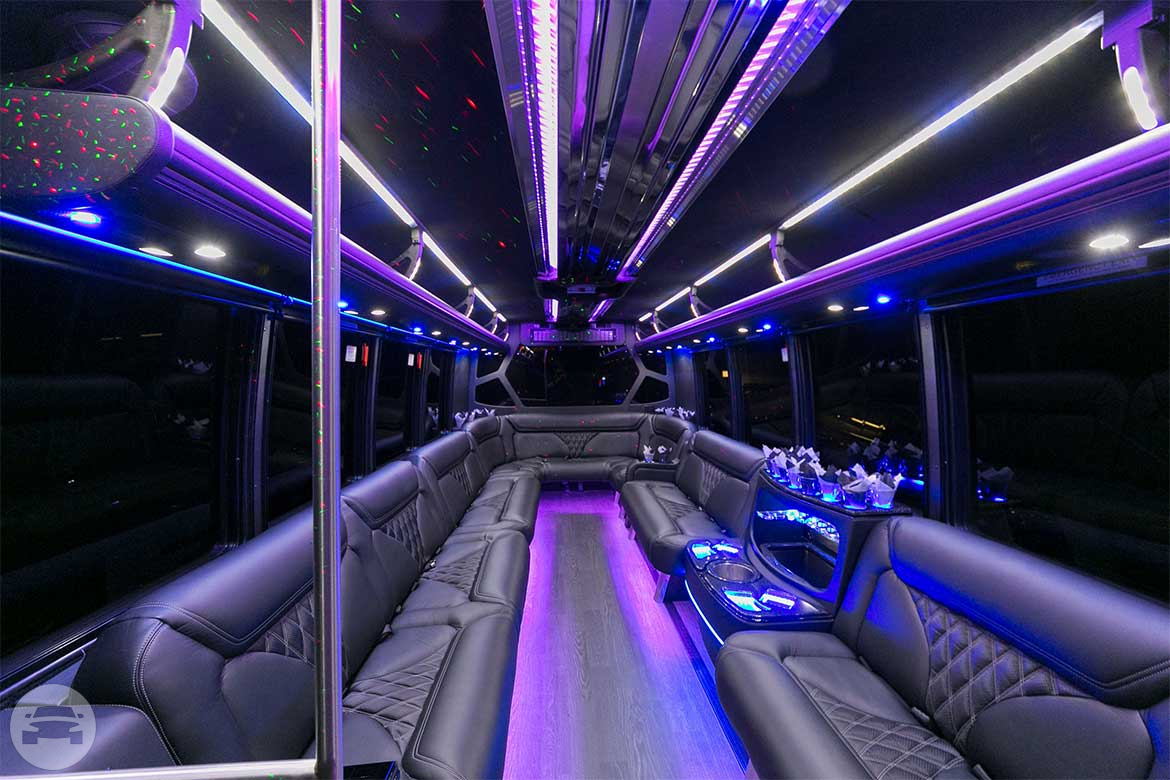 20 Passenger Party Bus Party Limo Bus /Detroit, MI / Hourly $0.00.