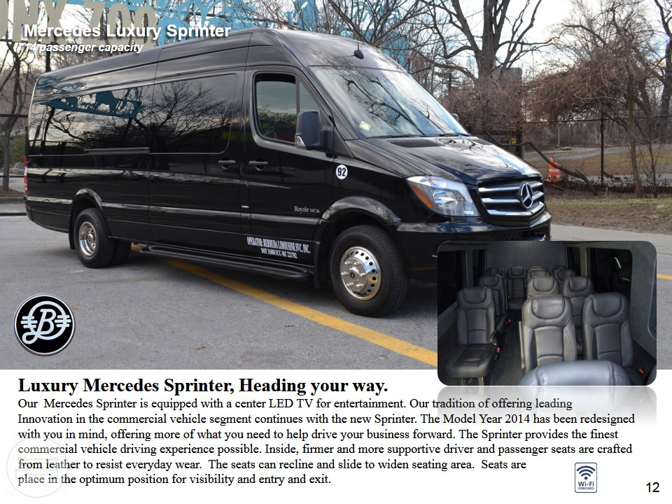 Mercedes Luxury Sprinter
Van /
New York, NY

 / Hourly $0.00
