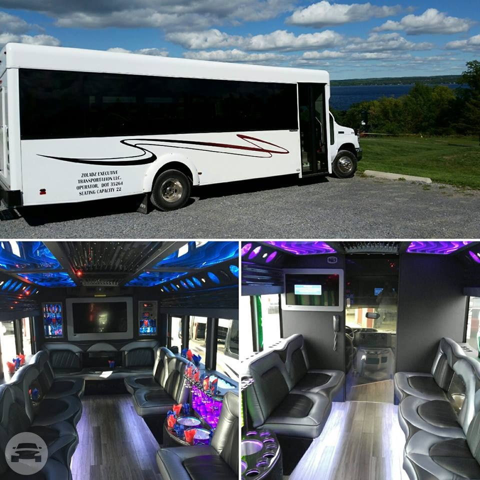 22 PASSENGER LUXURY COACH – 604
Party Limo Bus /
Depew, NY

 / Hourly $0.00
