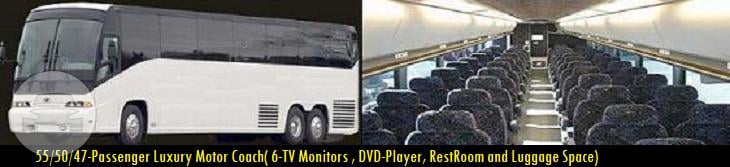 55-Passenger Luxury Motor Coach
Coach Bus /
Atlanta, GA

 / Hourly $0.00
