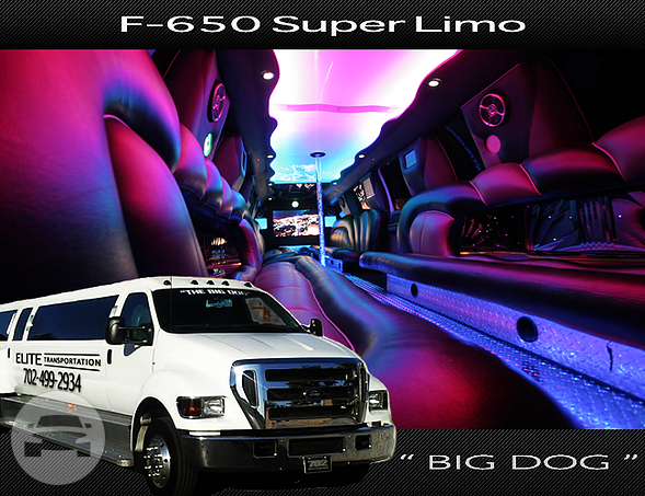 F-650 SUPER LIMO (BIG DOG)
Party Limo Bus /
Las Vegas, NV

 / Hourly $0.00
