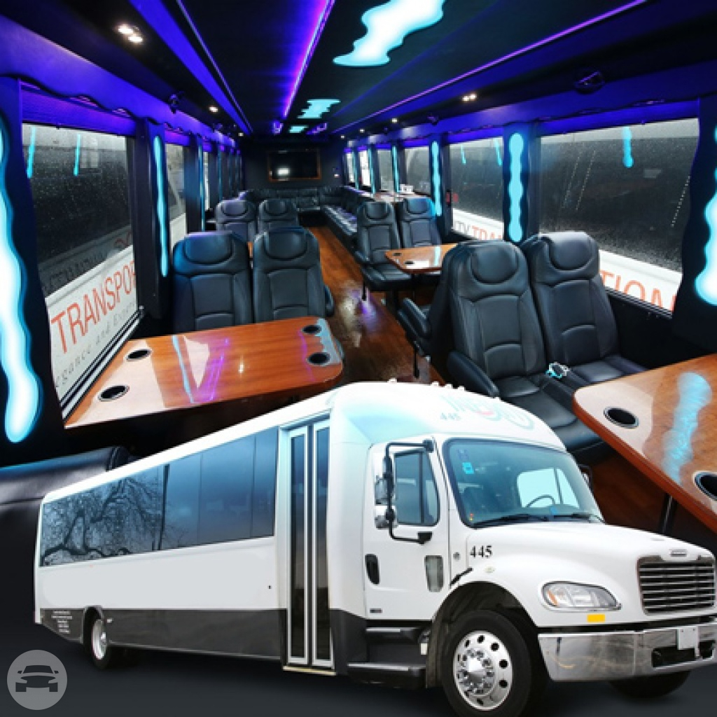 32 - 40 Passengers Executive Limo / Party Bus
Coach Bus /
Chicago, IL

 / Hourly $0.00
