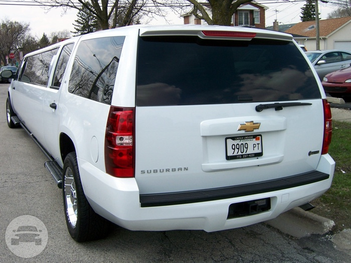 Chevy Suburban SUV Limo
Limo /
Chicago, IL

 / Hourly (Other services) $140.00
